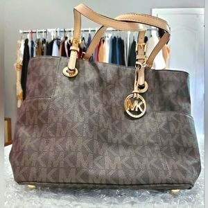 NWOT MICHAEL KORS Brown Jet Set Bag Style  #30S11TTT4B